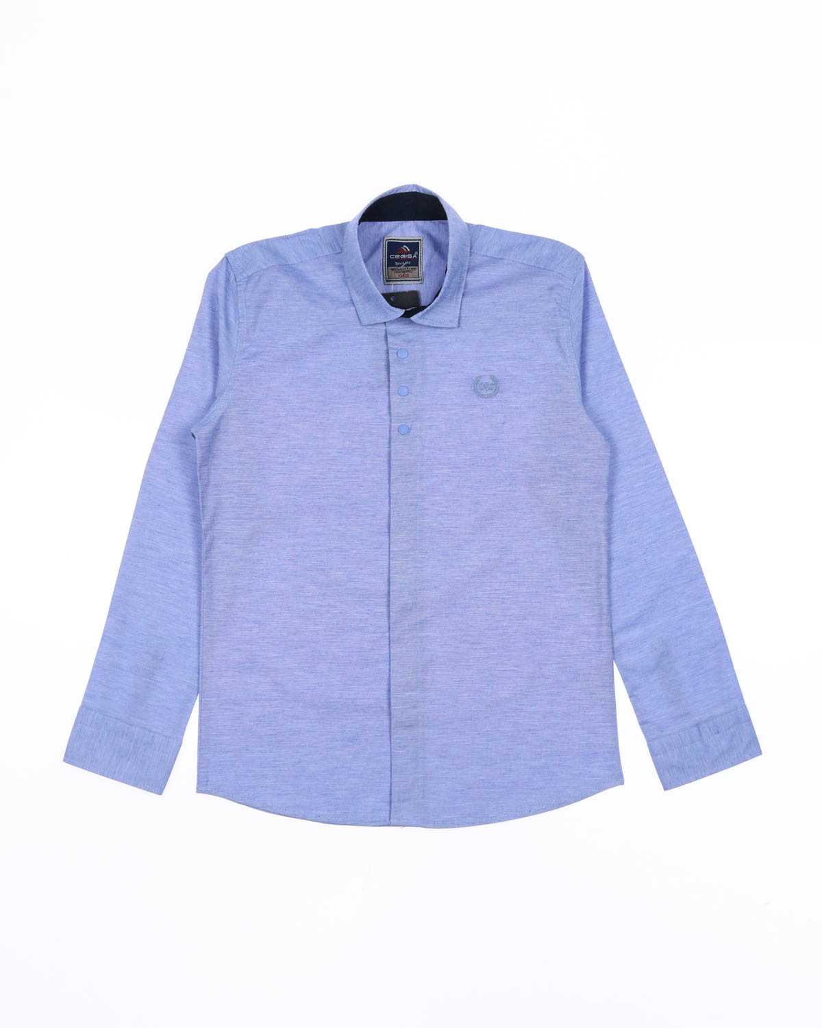 CEGISA 1628/1 Рубашка (цвет: Синий меланж 122 см) CEGISA 1628/1 Рубашка (цвет: Синий меланж 122 см)