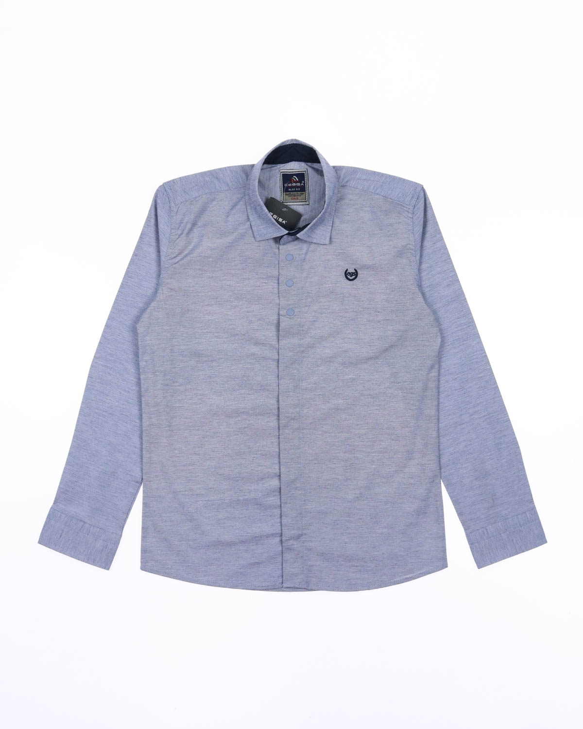 CEGISA 1628/1 Рубашка (цвет: Серый меланж 116 см) CEGISA 1628/1 Рубашка (цвет: Серый меланж 116 см)