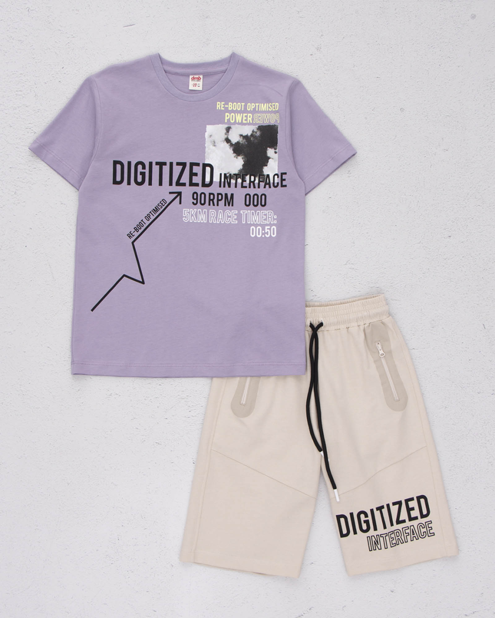 DMB KIDS 7404 Костюм (цвет: Лиловый\бежевый) DMB KIDS 7404 Костюм (цвет: Лиловый\бежевый)